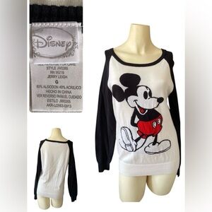 Disney Mickey Mouse Junior Size Large Sweatshirt long sleeve lightweight